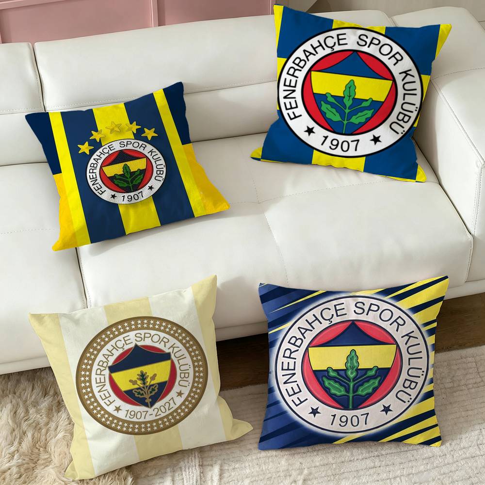 Home Textiles Turkey - C-Cool Turkey Fenerbahce-Es Pattern Square Double-Sided