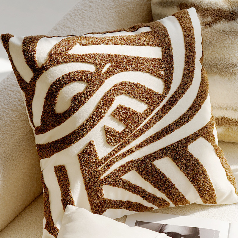 45x45CM Brown Vintage Nordic T - Luxury Home Textiles Usa review and price