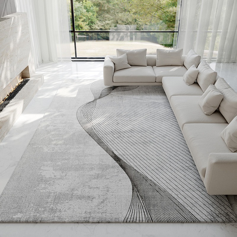 Abstract Light Gray Carpet Mod - Luxury Home Textiles Usa review and price