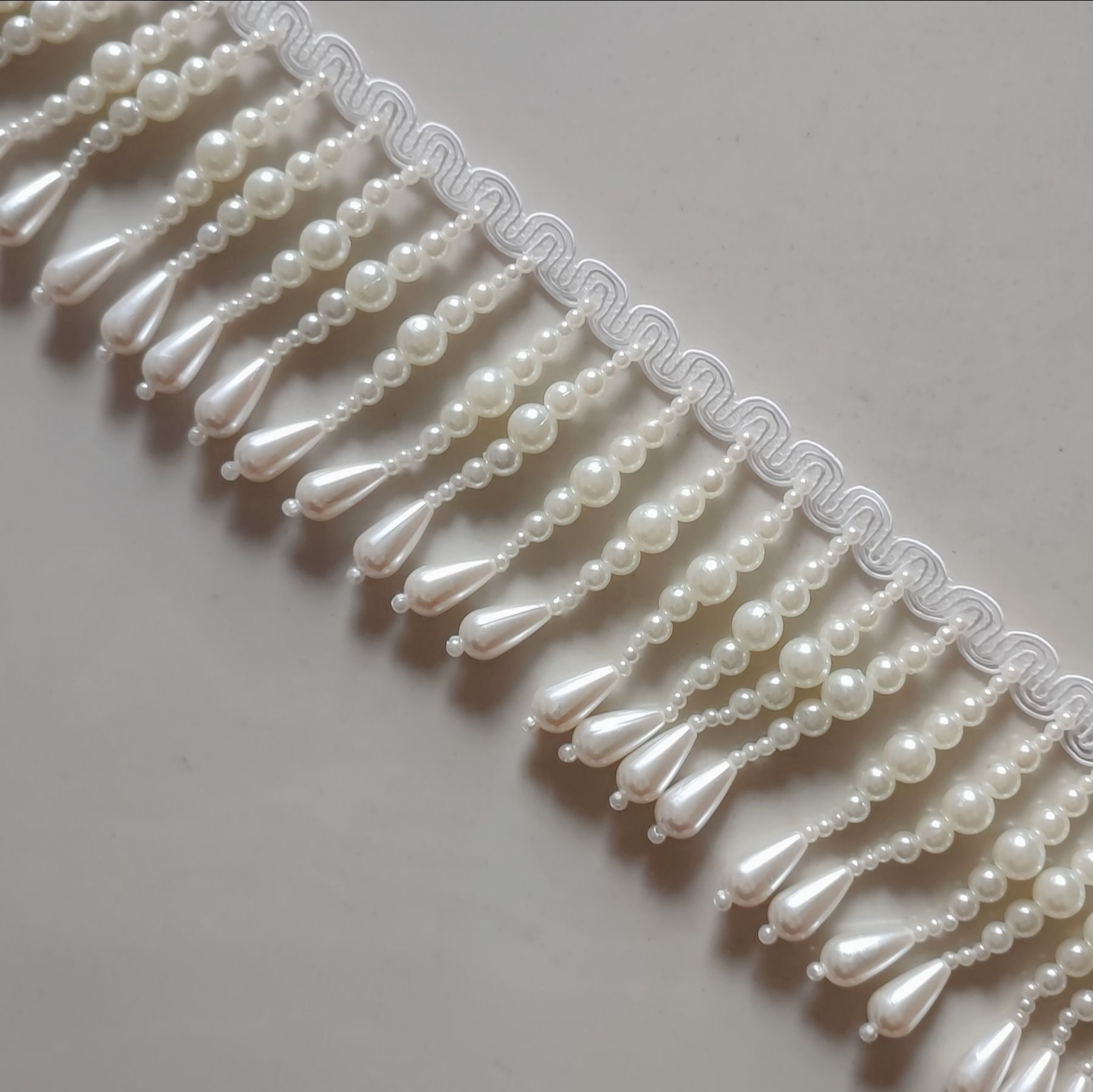6.5cm Wide Pearl Beads Beaded  - Home Fashion Textiles review and price