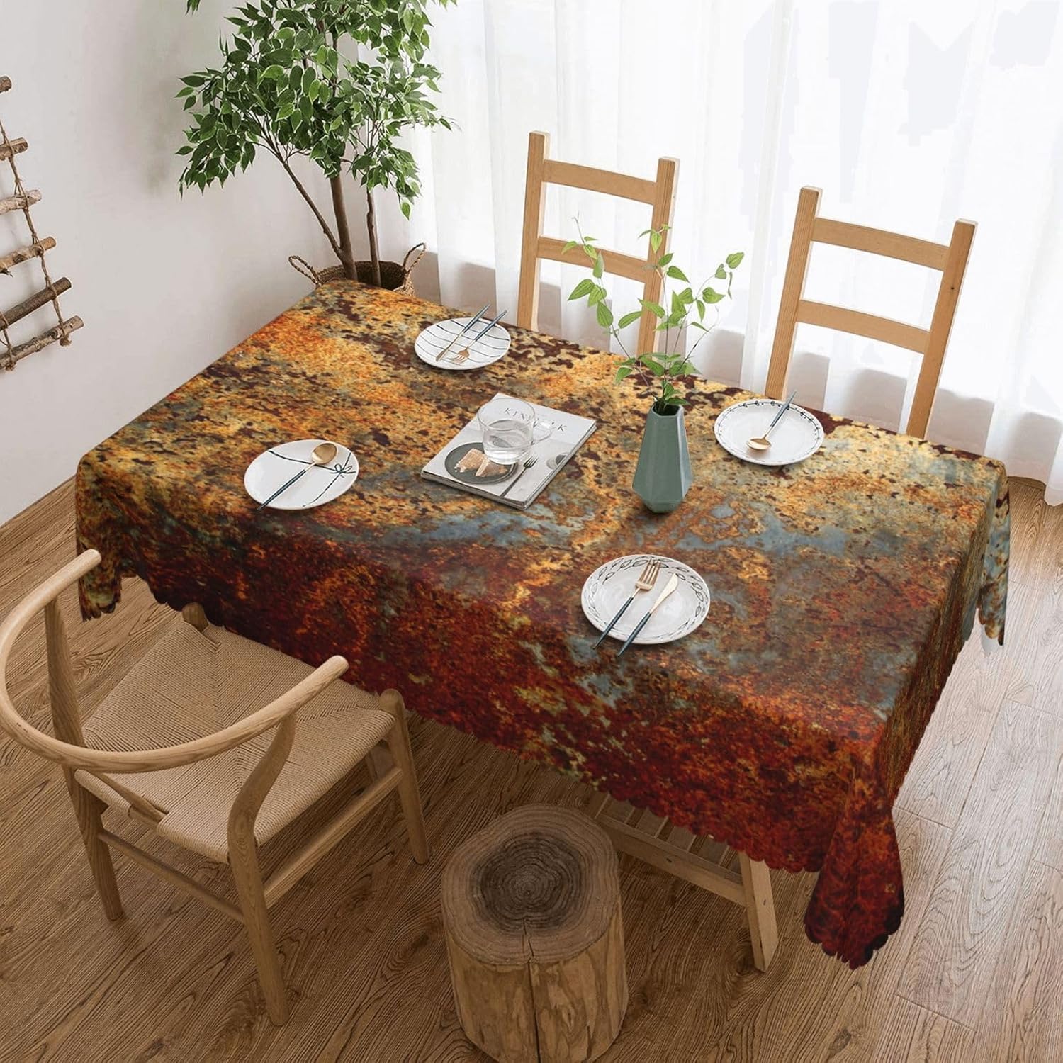 Industrial Brown Rust Metal Ta - Home Textile Industry review and price