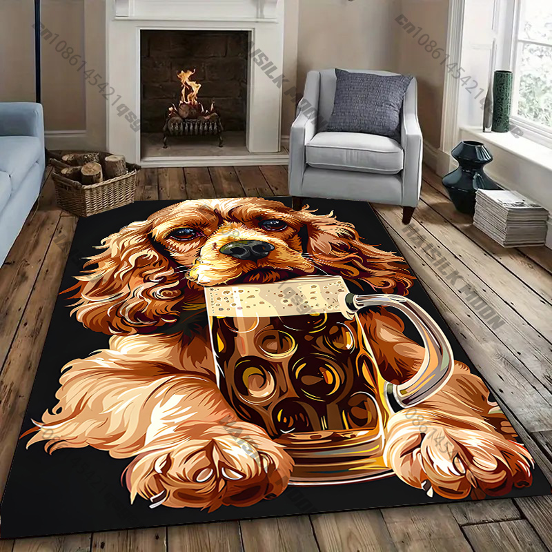 Dog-Themed Decorative Carpet D - Luxury Home Textiles Usa review and price