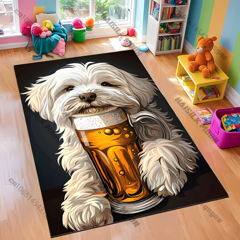 Dog-Themed Decorative Carpet D - Luxury Home Textiles Usa review and price